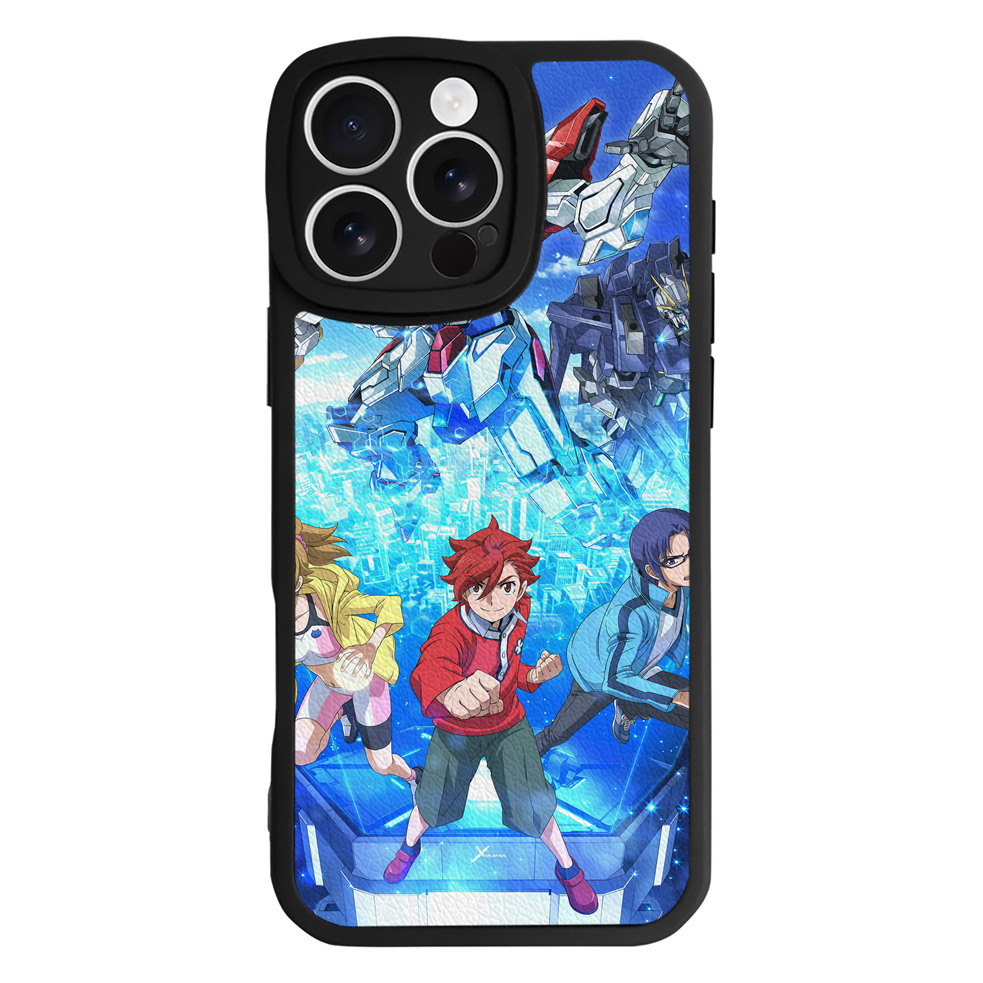 （画像用） 機動戦士ガンダム Mobile Suit Gundam 【iPhone 16シリーズ対応】シリコンスマホケース（レザー調） 材質：シリコン
